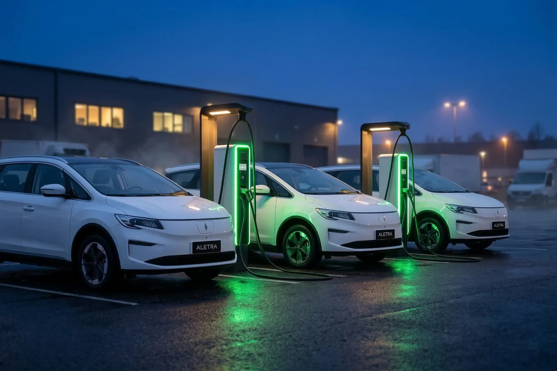 Charging station untuk armada mobil listrik